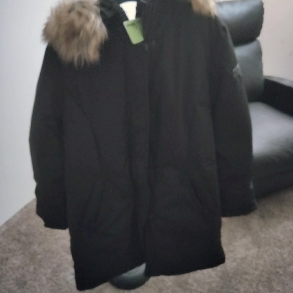Sam Edelman black fur coat - Picture 11 of 12